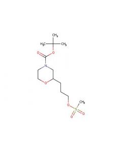 Astatech TERT-BUTYL 2-(3-((METHYLSULFONYL)OXY)PROPYL)MORPHOLINE-4-CARBOXYLATE; 0.25G; Purity 95%; MDL-MFCD32661153